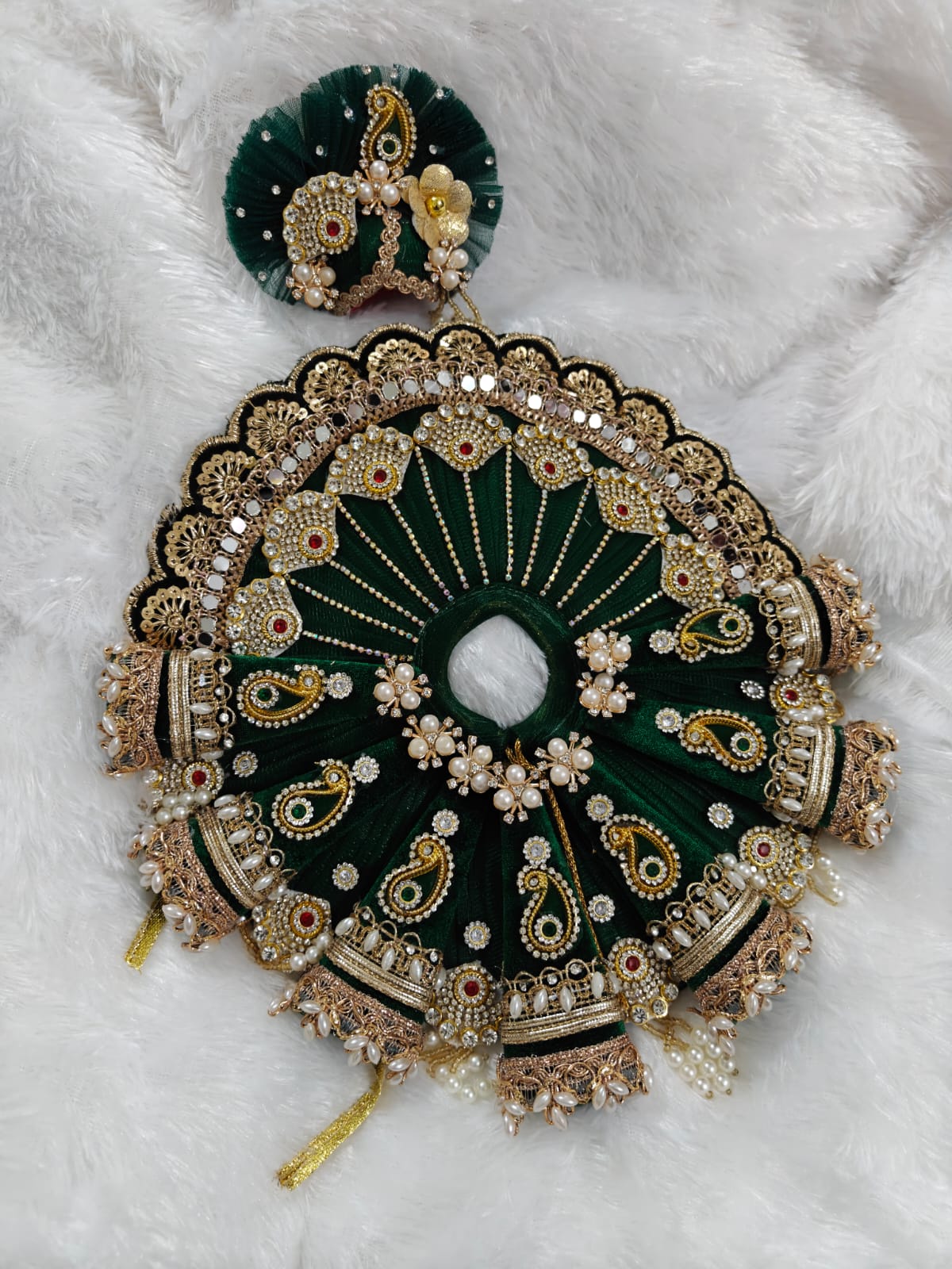 Rajvanshi Aura Aqua Mint Poshak For Laddu Gopal Ji